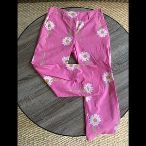 Lily Pulitzer pink capris. Size 2